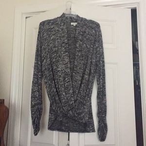 Max studio dark/speckled gray top